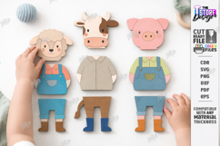 Animal Puzzle Laser Cut | Kids Puzzle Game SVG | Kids Laser Product Image 1