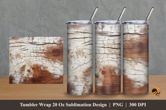 Wooden Art Tumbler Wrap Sublimation Design 2 Product Image 1