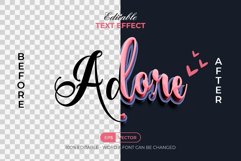 Adore Text Effect Pink Style Product Image 2