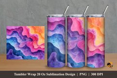 Beauty Cell Tumbler Wrap Sublimation Design 2 Product Image 1