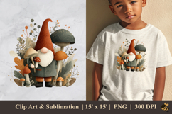 Cute Dwarf DTF Sublimation Clipart Design 2 Product Image 1