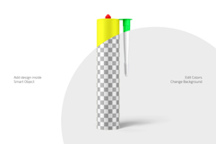 Silicone Sealant Tube Mockup Set Product Image 2
