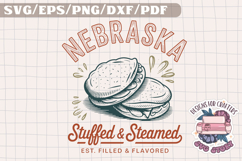 USA STATE America Vintage SVG Monochrome Design Food Product Image 1