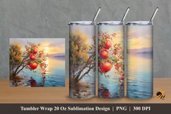 Panoramic Bliss Tumbler Wrap Sublimation Design 2 Product Image 1