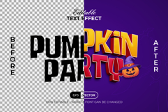 Pumpkin Party Text Effect Product Image 2