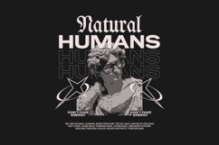 Natural Humans Urban Streetwear T-shirt Design Product Image 1
