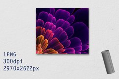 Tumbler Straight 20 OZ Sublimation Flower Wrap Design Product Image 2