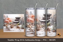 Winter Sweet Tumbler Wrap Sublimation Design 2 Product Image 1