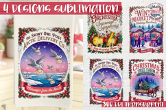 Christmas Vintage Quote Clipart PNG Sublimation 4 Design Product Image 1