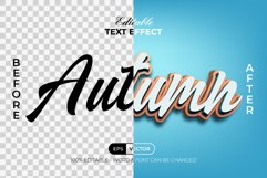 Autumn Text Effect Style Product Image 2