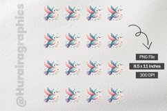 Humming Bird|Printable Animal Sticker Product Image 3