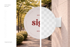 Circle Sign Mockup Set Product Image 2