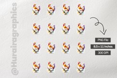 Hen|Printable Animal Sticker Product Image 3