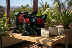 Watercolor Roses Digital Papers Bundle Product Image 2