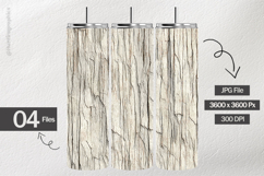 White Wood Woodgrain Texture Digital Papers - 04 Variation Product Image 2