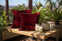 Fuzzy Maroon Digital Papers Product Image 2