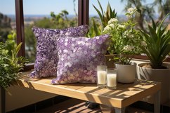 Lavendar Glitter Digital Papers Bundle Product Image 2