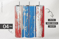 Patriotic Wood Digital Papers - Patriotic Texture Product Image 1