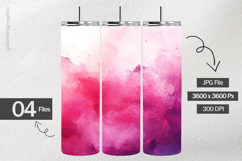 Light Pink Watercolor Digital Papers - 04 Variations Product Image 2