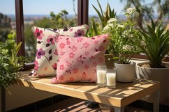 Flat Flowers Digital Papers Bundle Product Image 2