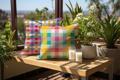 Colorful Gingham Digital Papers Bundle Product Image 2