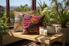 Chrysanthemums Flowers Digital Papers Bundle Product Image 2