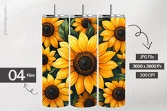 SunFlower Digital Papers - 04 Variation Product Image 2