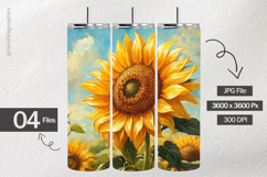 SunFlower Petal Digital Papers - 04 Variation Product Image 2