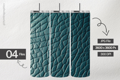Teal Leather Digital Papers - 04 Variation Product Image 2