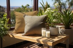 Beige Linen Digital Papers Bundle Product Image 2