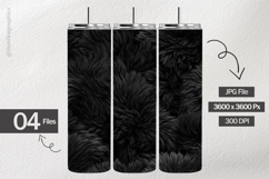 Black Fur Digital Papers - 04 Variation Product Image 2