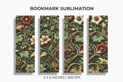 3D Floral Bookmark Sublimation Product Image 1