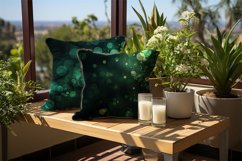 Emerald Bokeh Digital Papers Bundle Product Image 2