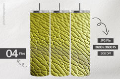 Yellow Green Leather Texture Digital Paper 04 Variation Product Image 2