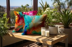 Beautiful Fractal Alcohol Digital Papers Bundle Product Image 2