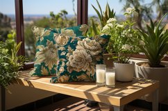 Flat Flowers Digital Papers Bundle Product Image 2