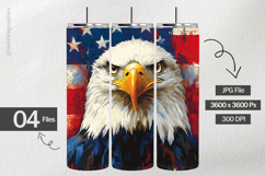 Bald Eagle Digital Papers - 04 Variation Product Image 2