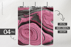 Pink Woodgrain Texture Digital Papers - 04 Variations Product Image 2