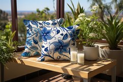 Blueink Flowers Digital Papers - 04 Variations Product Image 2