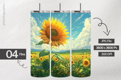 SunFlower Digital Papers - 04 Variation Product Image 2