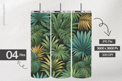Tropical Leaves Digital Papers - 04 Variation Product Image 2