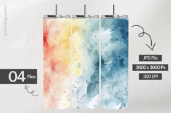 Watercolor Digital Papers - 04 Variations Product Image 2