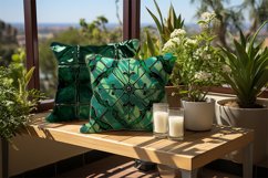 Emerald Glass Digital Papers Bundle Product Image 2