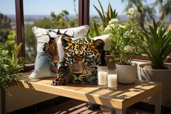 Cheetah Peeking Digital Papers - 04 Variations Product Image 2