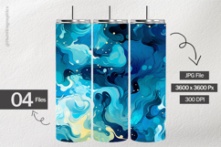 Water Caustic Abstract Digital Papers | Fluid Art Product Image 2