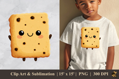 Cute Cookie DTF Sublimation Clipart Design 2 Product Image 1