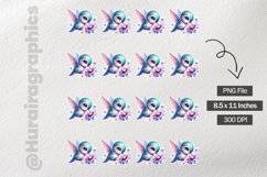 Humming Bird|Printable Animal Sticker Product Image 3