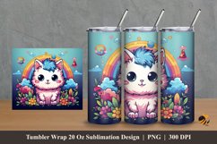 Molly The Cat Tumbler Wrap Sublimation Design 2 Product Image 1