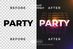 Party Text Effect Colorful Light Style Product Image 2