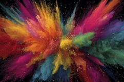 Colorful Powder Explosion Background Product Image 1